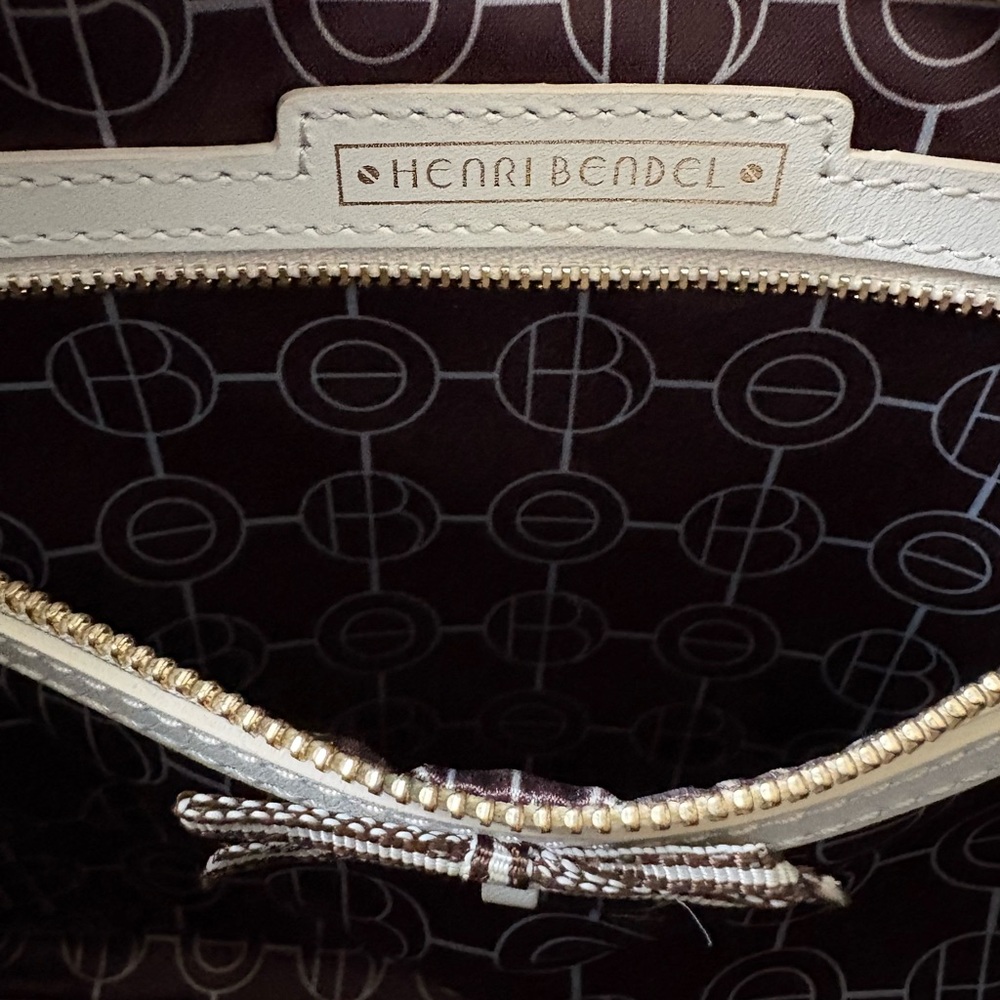 Henri Bendel Olive Khaki Zippered Tote Bag - Picture 6 of 13
